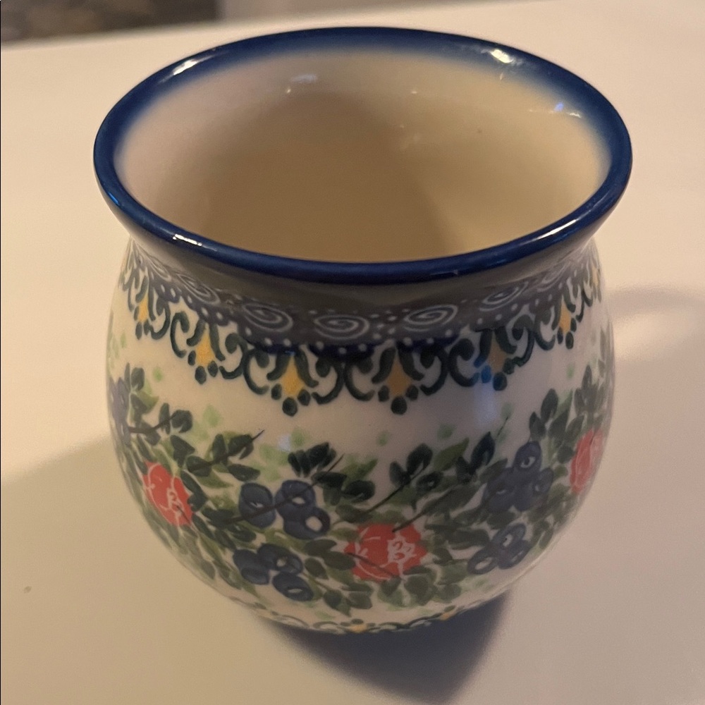 Boleslawiec Unikat mug Polish Pottery Hand Made - Picture 4 of 7